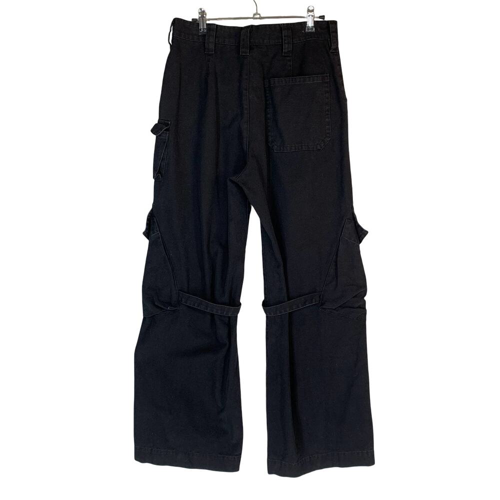 Acne Studios Potina Cargo Trousers Size 36 Charcoal Gray Cotton Punk Grunge - Picture 16 of 16